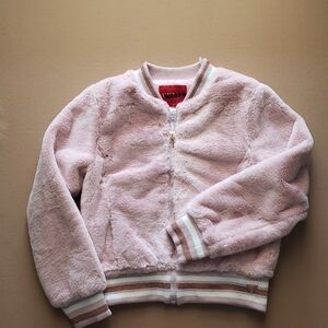 NEW GUESS Nelly Faux-Fur GIRLS Jacket SZ 14